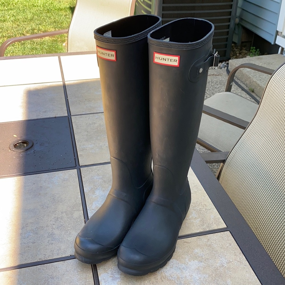 HUNTER Boots -Matte Black